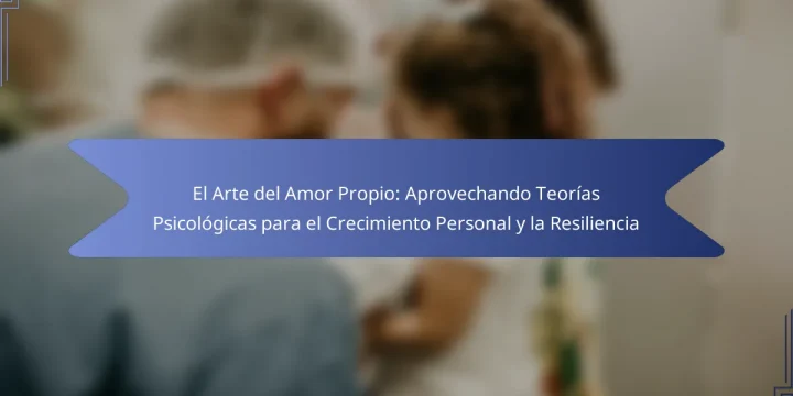 El Arte del Amor Propio: Aprovechando Teorías Psicológicas para el Crecimiento Personal y la Resiliencia
