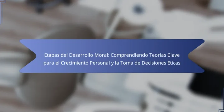 Etapas del Desarrollo Moral: Comprendiendo Teorías Clave para el Crecimiento Personal y la Toma de Decisiones Éticas