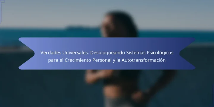 Verdades Universales: Desbloqueando Sistemas Psicológicos para el Crecimiento Personal y la Autotransformación